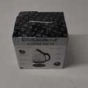 Elite Gourmet EKT1001 Electric 1.0L BPA-Free 1100W Glass Kettle Cordless 360 Base, Stylish Blue LED Interior, Handy Auto Shut-Off Function  Quickly Boil Water For Tea & More, Black