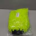 AIDEA Car Wash Mitt Microfiber, 2PK Scratch Free Lint-Free, Premium Chenille Microfiber Mitt Car Wash Brush, Green, Regular Size 7.12''X10.14''