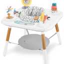 Skip Hop Discoverosity Montessori-Inspired 3-Stage Activity Center & Play Table for Baby Ages 4m+, Includes Mirror, Rattles, Teethers