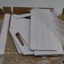 Step Stool, Bed Step Stool Height-Adjustable for Adults Seniors with Safety Non-Slip Pads and Handles, 400 LBS Capacity for Bedroom Kitchen Bathroom Sink, or Bedside, Senior Support (White) (13.4Inches)