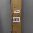 Laundry Drying Rack - Collapsible Wall Mounted Rack, 23.6" Wide, 11.2 Linear Ft, 4 Aluminum Rods, 60 lb Capacity (White)