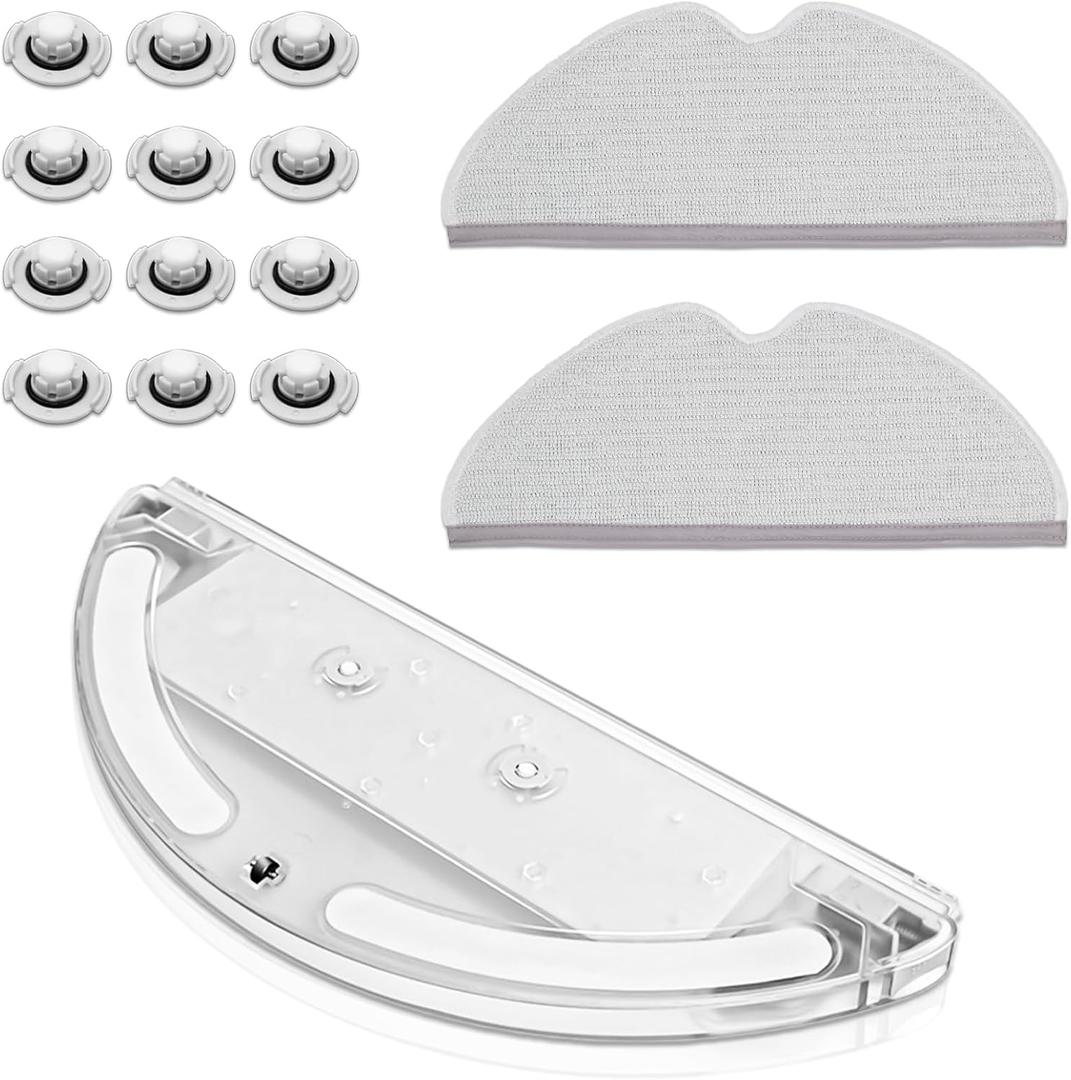 Replacement Parts kit 1 Water Tank 2 Mop Clothes 12 Water Tank Filter for XIAOMI Roborock S50 S51 S55 T61 - Replenishment Vacuum Cleaner Accessory
