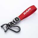 Car Keychain Compatible for RAM Series Key Chain Ring Accessories for Man and Woman Car Interior Accessories Red (Ky02)