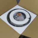 Crystal Ceiling Light, Black Flush Mount Ceiling Light Fixture, Flush Mount Chandelier, light Fixture for Hallway, Entryway, Bathroom; Laundry Room, Kitchen, 1 light, 9 Inch (Bulb NOT included)