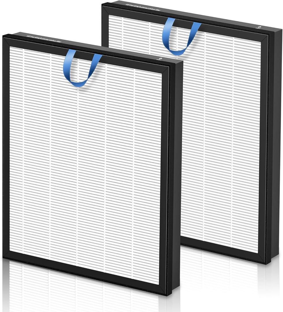 Vital 200S Replacement Filter for LEVOIT Vital 200S and Vital 200S-P Air Purifier, High-Efficiency Activated Carbon Filter, Vital 200S-RF, 2 Pack, White