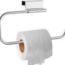 Cabinet Door Paper Towel Holder, 12.4 Inches Camper Under Sink Paper Towel Storage and Dispenser, Papers Towels Rack -Bathroom, Kitchen, Laundry Room, Tissue Storage(Color:1pc)