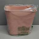 UUJOLY Plastic Small Trash Can Wastebasket, Garbage Container Basket for Bathrooms, Laundry Room, Kitchens, Offices, Kids Rooms, Dorms, 3.5 Gallon, Pink
