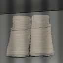 Kevin Textile 2 Pack Decorations Super Soft Striped Corduroy Throw Pillow Sham Cushion Cover Living Room, 22 x 22 Inch (55cm), Creamy White