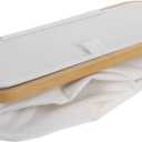 Mobestech Toilet Paper Organizer: Minimalist Toilet Paper Basket with Protective Lid Collapsible Tissue Holder for Bathroom and Home Organization