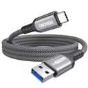 FEMORO USB A to USB C Data Cable 6ft, USB 3.1/3.2 Gen 2 A to Type C 10Gbps High Speed Transfer Android Auto/CarPlay Cord for Galaxy S26/S25/S24 iPhone 17/16/15 Series External SSDs Laptop PC and More