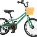 Retrospec Koda 16-Inch Kids Bike with Training Wheels & Safety Features - Adjustable Height Beginner Bicycle for Children 4-6 Years Old 16 Inch Kids Bike