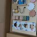 Tiny Land Wooden Baby Walker, Adjustable Speed Baby Push Walker for Boys and Girls, Montessori Activity Center Push Toy for Kids' Development, Ideal Christmas Gift for Toddlers (Morandi)