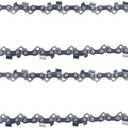 10 Inch 40 Drive Links Chainsaw Chain for Echo CS-271 CS280 CS290 CS300 CS3000, for Sun Joe SWJ803E SWJ807E (10"-.050"-3/8"-40 DL)
