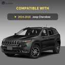 TangMiGe 4-Pack Wheel Skins Compatible with Jeep Cherokee 2014 2015 2016 2017 2018, 17 inch 17" Alloy Wheel, Wheel Cover