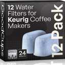 Keurig Filter Replacement - 12 Water Filters for Keurig K-Mini, K-Supreme, K-Slim, K-Express, K-Classic, K-Duo, K-Duo Hot & Iced, K-Elite, K-Select, K-Cafe, K-Compact, 2.0 and 1.0 Brewers