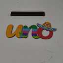 PANTIDE Mexican Fiesta One UNO Letter Sign Wooden Table Centerpiece Taco Bout 1st Table Sign for Baby Boy Girl Cinco De Mayo First Birthday Party Supplies Decoration Baby Shower Cake Smash Photo Props