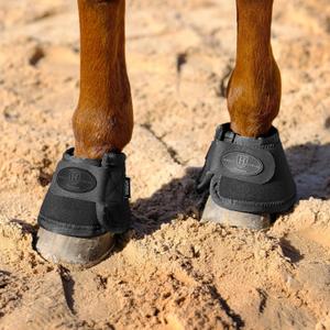 Harrison Howard Horse Bell Boots Equine Ballistic Hoof Overreach Bell Boot for Horse (Full (Large), Mars Black)