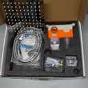 Shower System, Shower Faucet Set Complete Square Rain Shower Combo Set with 8 inch Rainfall Shower Head System Bathroom Wall Mounted 3-Setting Handheld Shower,Chrome