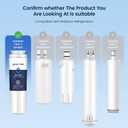 GLACIER FRESH UKF8001 Compatible with Whirlpool Refrigerator Water Filter 4, EDR4RXD1, EveryDrop Filter 4, 4396395, Maytag UKF8001, UKF8001AXX, WHR4RXD1, KAD4RXD1, 46-9006, Puriclean II, Pack of 3