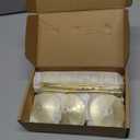 Joyyy Weighted Candlestick Holders Candle Stick Holder for Candlesticks, Vintage Metal Candelabra Candlestick Holders Candle Stand for Holiday Fireplace Party Dining Home Set of 6 (Gold)