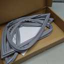Upgraded WPW10714545 Freezer Door Gasket for Whirlpool Kenmore, 21.06 x 34.25 W10164045 Refrigerator Door Gasket fit for Maytag & Kitchen Aid Freezer Door Seal Replace Part W10191103, W10443322