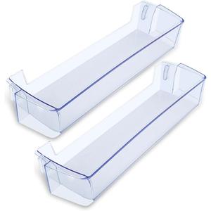 2 Pack RT18M6215SR Door Shelf 24in For Samsung Fridge Door Shelf Replacement DA63-08645A, RT18M6215SG RT18M6213SR Door Shelf Compatible With Samsung Door Shelf Bin, For Samsung RT18M6215WW RT18M6213SG
