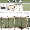Wenqik 2 Pack 450lbs Max Load Camping Cot for Adults with Carry Bag Portable Folding Outdoor Sleeping Cot Heavy Duty Bed for Traveling Camp Military Office Nap Beach Home Lounging, 74.8 x 26.4 x 13.8 inches
