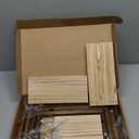 Wood Wall Shelves for Bedroom Farmhouse - Rustic Floating Shelf Decorative Storage Shelving Wall Mounted Decor with Frame for Living Room