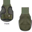 Dog Calming Hoodie Vest, Breathable Anxiety Jacket with Head Cover for Anxiety Relief and Ear Protection, Adjustable Harness with Soft Hoodie for Dogs (Green, Large)