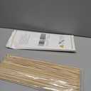 HOPELF 16" Natural Bamboo Skewers Sticks for BBQ，Kabob，Grilling，Barbecue，Kitchen，Roasting，Marshmallows，Plant Stakes，Crafting.Φ=4mm, More Size Choices 6"/8"/10"/12"/14"/30"(100 PCS)