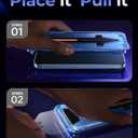 2 x LISEN 2 Pack [Top 9H+ Hardness] Glass for iPhone 17 / iPhone 16 Pro Screen Protector, Military Grade Shatterproof 8K HD Auto Dust-Elimination Bubble Free Tempered Glass with Ultra Fit Tray