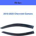 Window Visors Rain Guards for 2010-2025 Chevy Camaro