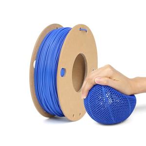LOTACTREE Blue TPU Filament 1.75mm 250g (0.55lb), 95A Flexible Rubber-Like 3D Printer Filament, High Elasticity TPU Filament+/-0.03mm Accuracy