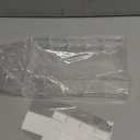 Acrylic Straw Holder for Cabinet Door, 9.5" Reusable Straws Organizer Storage Dispenser with Ultra Sticky Adhesive, Kitchen Accessories Container for Counter Cupboard (Transparent)