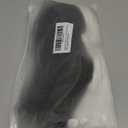 Sunporx Ruffle Ankle Socks Knit Cotton Breathable Comfortable Black Socks for Girls 6 Pack (One Size)