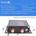 250 AMP Dual Battery Smart Isolator Universal 12V/24V Voltage Sensitive Relay Intelligent Dual Battery Isolator for Car, Truck, ATV, Battery Starter Controller Heavy Duty Power Switch Charge Relay