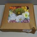 38pcs Artificial Flowers Bouquets Box Set for DIY Bridal Wedding Shower Decorations Rainbow Colorful Fake Floral Arrangements for Party Table Centerpieces Home Decor Indoor Outdoor