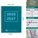Order Out Of Chaos Academic Planner 2026-2027 Student Planner 8.5 x11 White