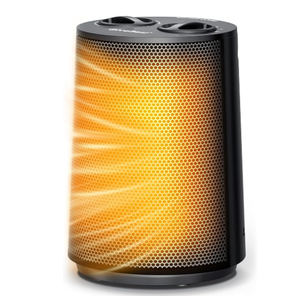 GiveBest Space Heater, 1500W Portable Heaters for Indoor Use, PTC Ceramic Heater with Heating and Fan Modes, Overheat & Tip-Over Protection, Ideal for Bedroom, Office & Desk Use, Black