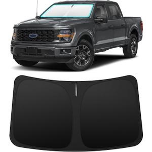 INSAUTO Custom Fit Windshield Sun Shade for Ford F150 2021-2026 | Foldable Front Window Sunshade Car Accessories, UV & Heat Reflector, Keeps Interior Cool, Includes Storage Bag