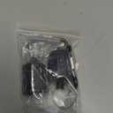 2 Pack Ear Plug Carrying Case Keychain, Waterproof Metal Earplug Case with Carabiner for Ear Plugs, Small Travel Pill Organizer Loops Ear Plugs Case Keychain Container Holder (Black)