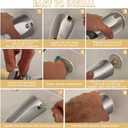 Enhon Slip on Tub Spout with Diverter, Compatible with American Standard 8888026.002 Tub Spout, Bathroom Bathtub Faucet, Fits 1/2 Copper Water Tube(5/8 Dia), 5/32 Hex Wrench(Brushed Nickel,1)