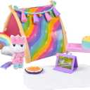 Sunny Days Entertainment Honey Bee Acres Rainbow Ridge Sweet Dreams Pajama Party  15 Piece Dollhouse Playset with Exclusive Unicorn Figure | Pretend Play Toys for Kids