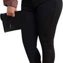 KUNMI Womens Curvy High Waist Stretch Butt Lifting Skinny Colombian Jeans (Small, 7009-black)