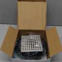 4 Inch Shower Floor Drain with Flange - Square Shower Drain with Hair Strainer - Removable Grid Strainer Cover - SUS304 Stainless Steel & CUPC Certified - Brushed Nickel