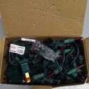 LJLNION Christmas Lights, 150 Count 33 FT Green Wire Xmas Tree Lights, 120V UL Certified Connectable for Holiday Party Outdoor Indoor Decoration, Multicolor