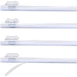 PATIKIL 4pcs Plastic Wrap Cutter, 19in Plastic Wrap Slide Cutter Self Adhesive Installation Replacement for Aluminum Foil Wax Paper Parchment Paper Wrap Dispenser, White