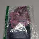 2PCS Silk Bonnet for Women, Satin Bonnet for Sleeping, Large Sleep Cap with Elastic Tie Band for Curly Hair (Bean Paste Pink+Black)