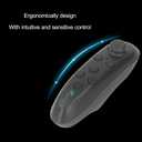 VBESTLIFE Mini VR Remote Control, VR Remote Controller for Android, Bluetooth Selfie Timer Joystick, Gamepad Game Controller for Android, for IOS, for PC (Black)