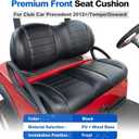Golf Cart Premium Seat fits Club Car Precedent 2012+/Tempo/Onward
Marine Vinyl Memory Foam Seat Bottom & Backrest,Scratch-resistant, UV-resistant,Easy to Clean
